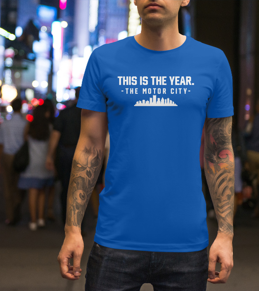 This Is The Year The Motor City Skyline T-Shirt