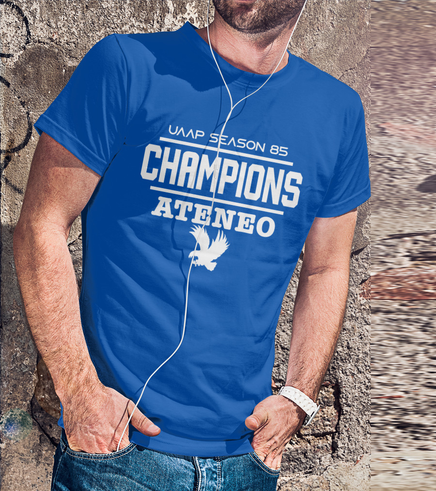 UAAP Season 85 Champions Ateneo With Eagle Emblem T-Shirt