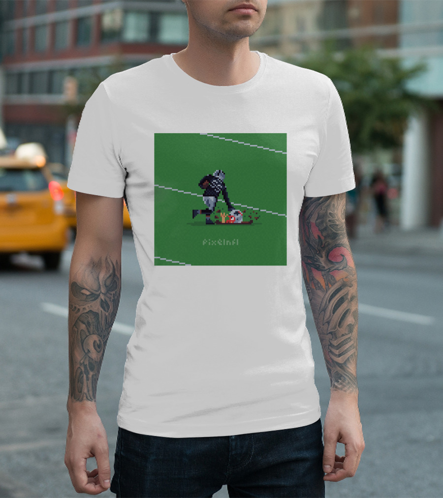Chandler Jones Football Action Scene T-Shirt