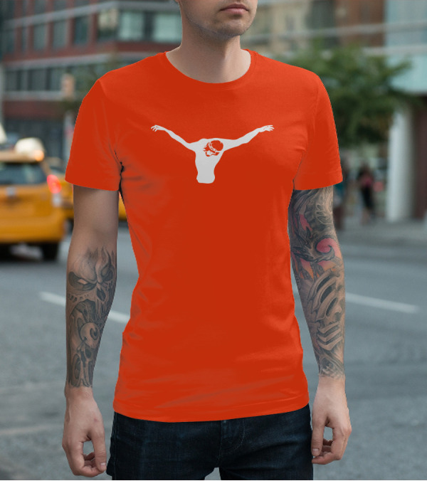 Touchdown Jesus Texas Football Fan Art Notre Dame Texas Longhorns Combo T-Shirt