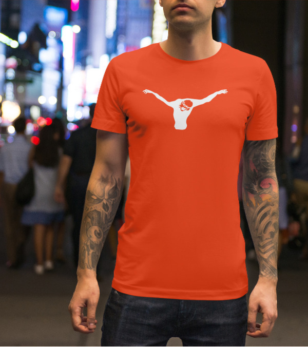 Touchdown Jesus Texas Football Fan Art Notre Dame Texas Longhorns Combo T-Shirt