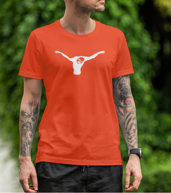 Touchdown Jesus Texas Football Fan Art Notre Dame Texas Longhorns Combo T-Shirt