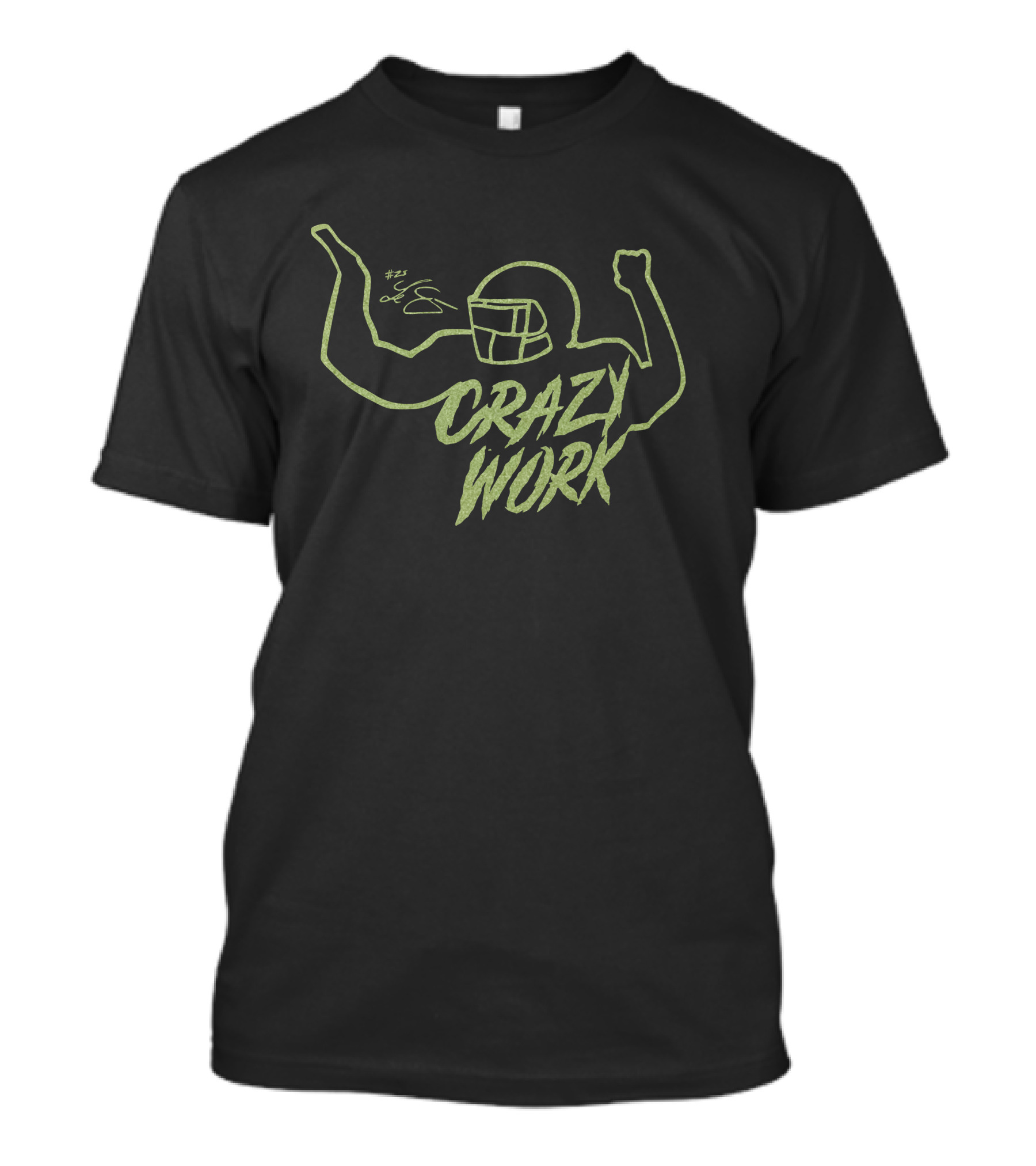 Crazy Work Football Celebration #74 T-Shirt
