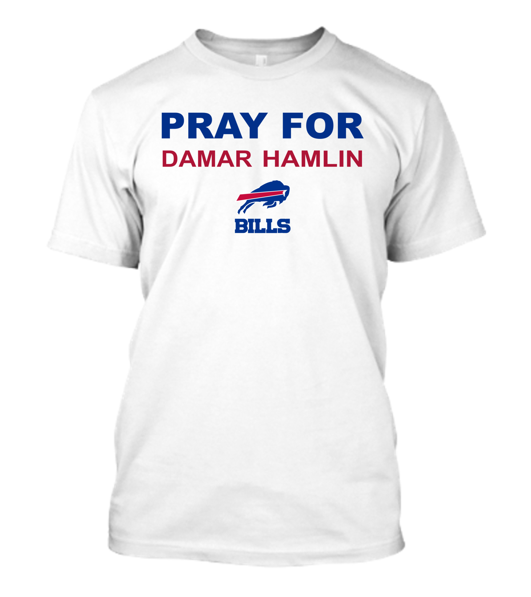 Pray For Damar Hamlin Bills Buffalo Football Support T-Shirt