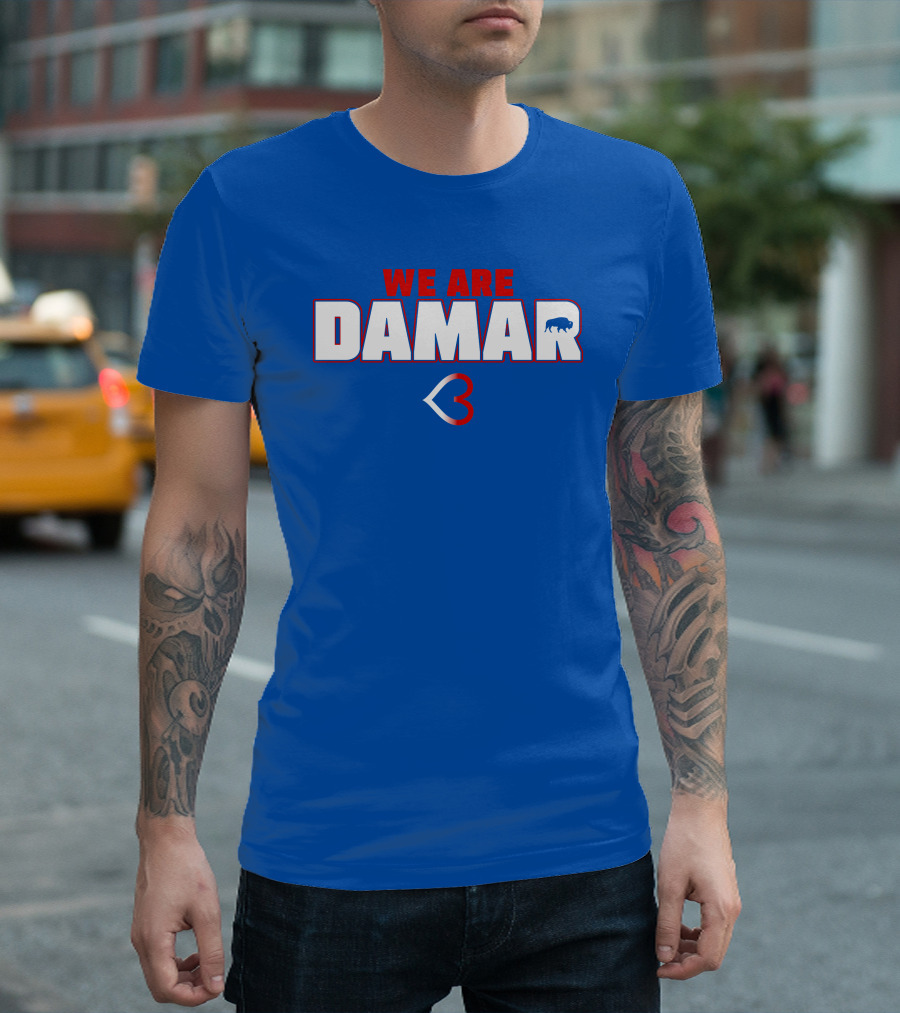 We Are Damar Fundraiser Buffalo Heart T-Shirt