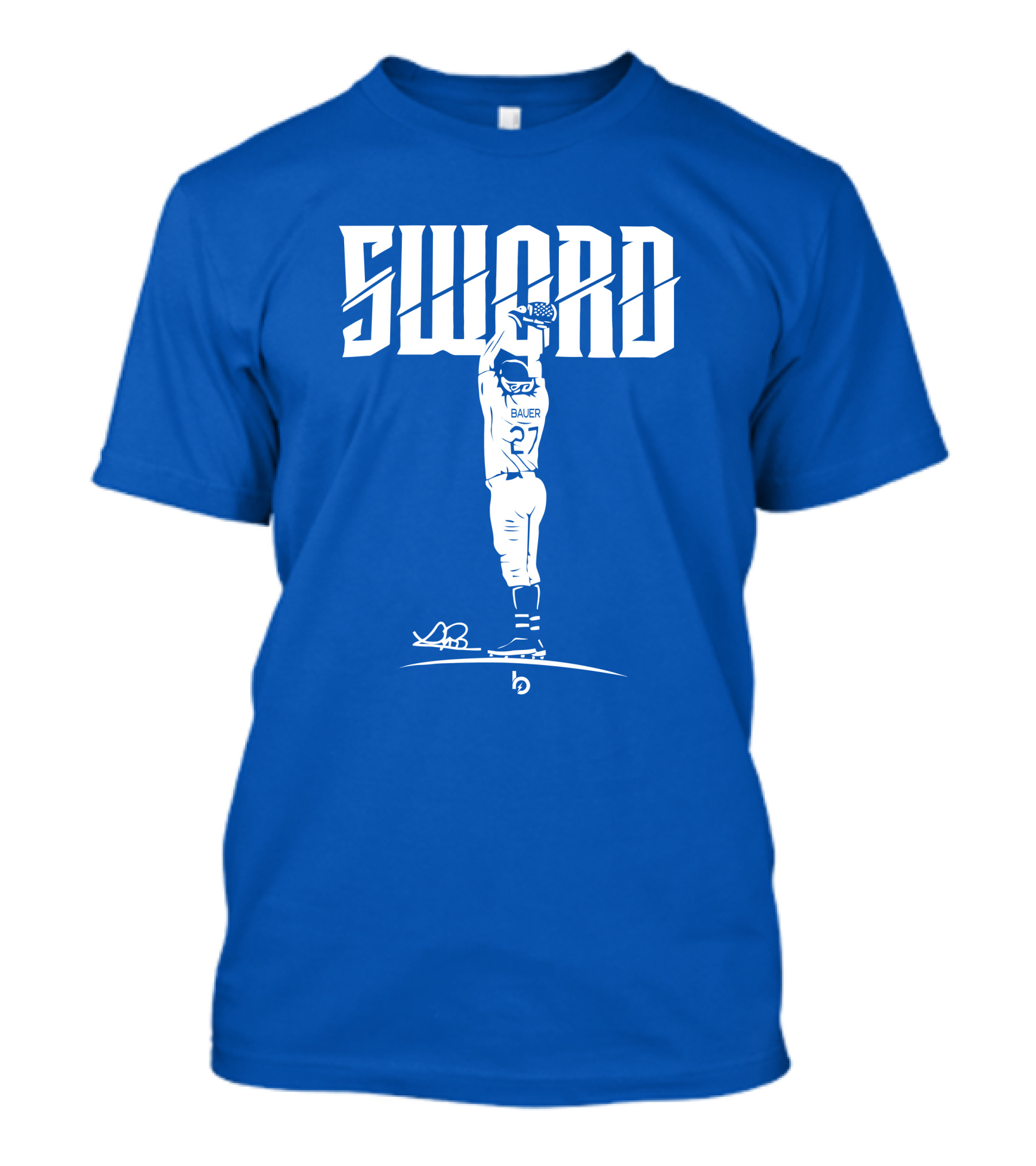 Bauer Sword Baseball Pitcher 27 T-Shirt