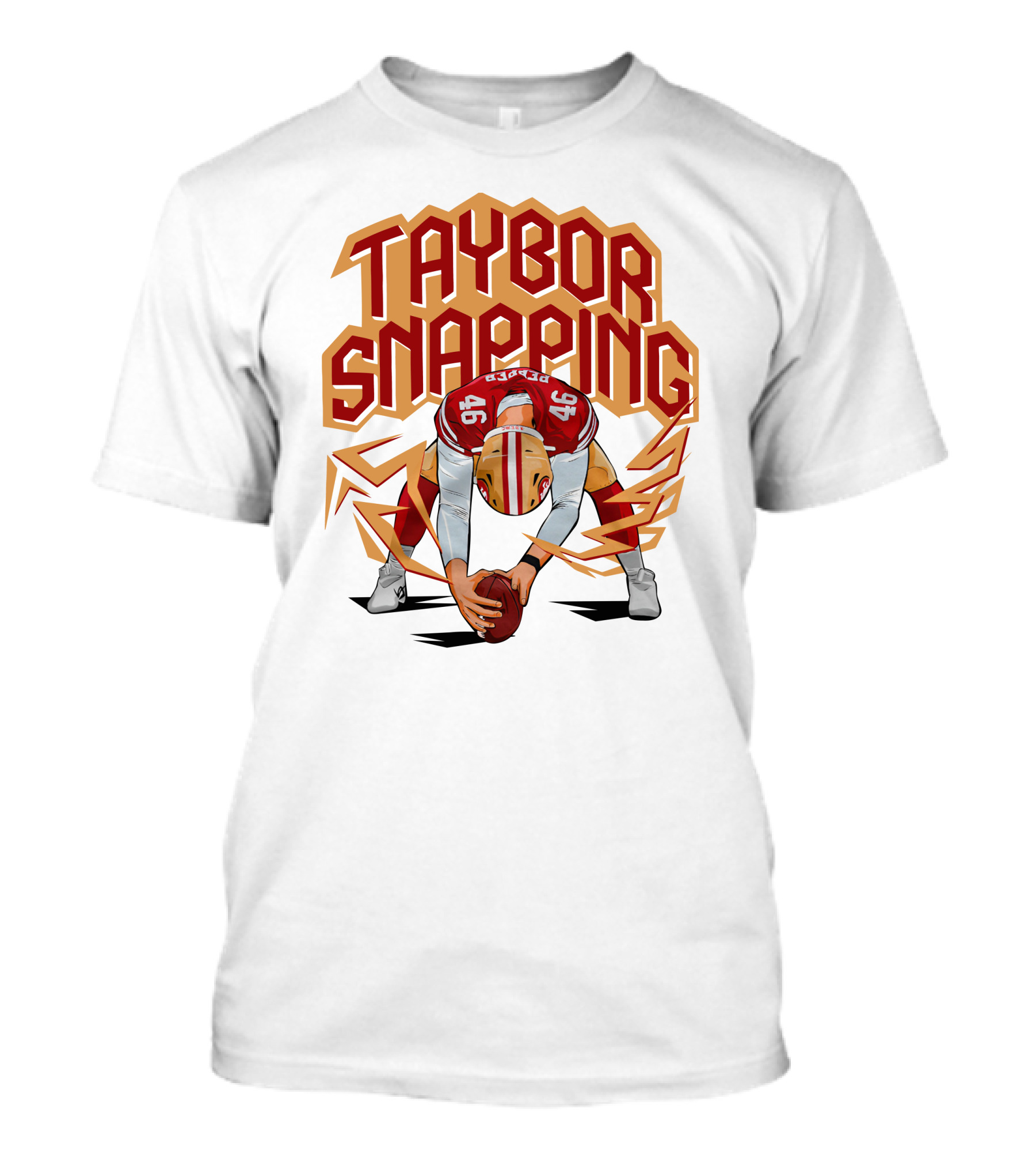 Taybor Snapping Football Action 94 T-Shirt
