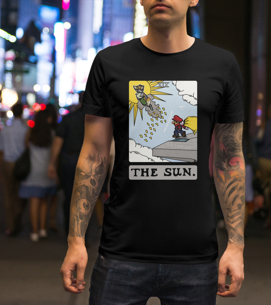 Noah The Sun XIX Tarot Mario T-Shirt