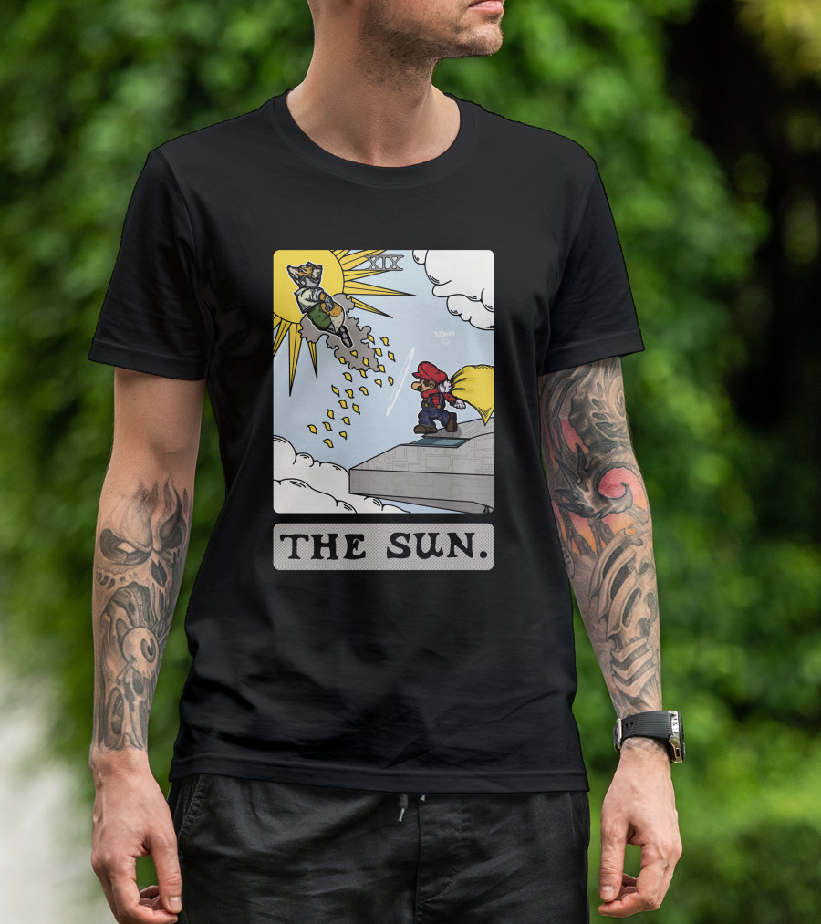 Noah The Sun XIX Tarot Mario T-Shirt