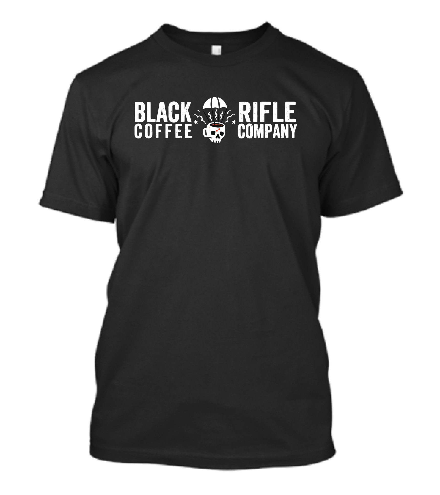 Black Rifle Coffee Company Skull Cup Parachute T-Shirt