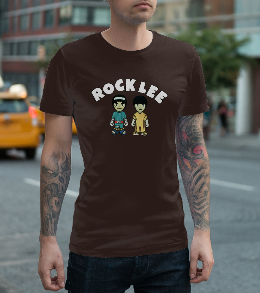 Rock Lee Chenille Martial Arts Duo T-Shirt