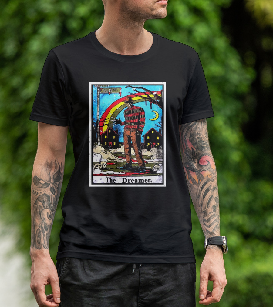 The Dreamer Elm Street Freddy Krueger Retro T-Shirt