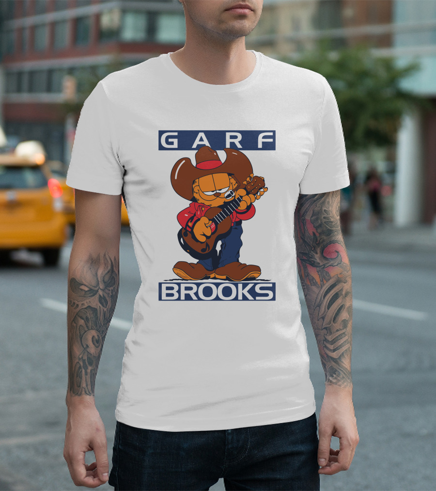 GARFIELD GARF BROOKS COWBOY WITH GUITAR T-Shirt