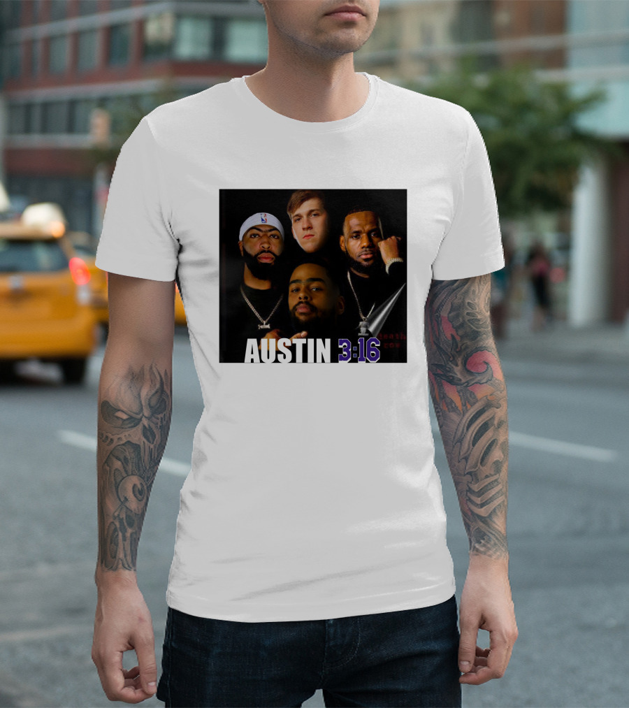 Lakers Basketball Austin 3 16 Players T-Shirt