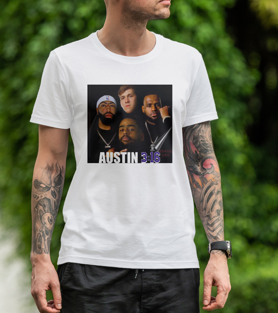 Lakers Basketball Austin 3 16 Players T-Shirt