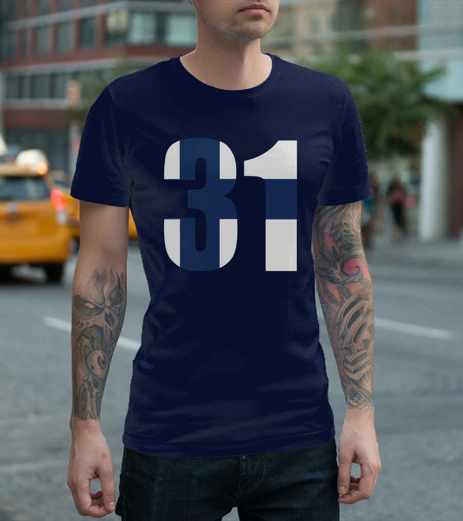 Nafo Finland 31 Finnish Flag Stripes T-Shirt