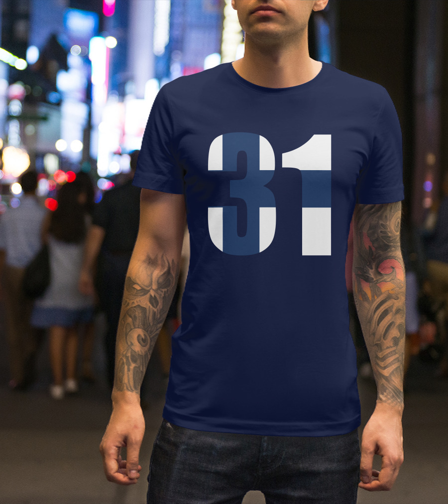 Nafo Finland 31 Finnish Flag Stripes T-Shirt