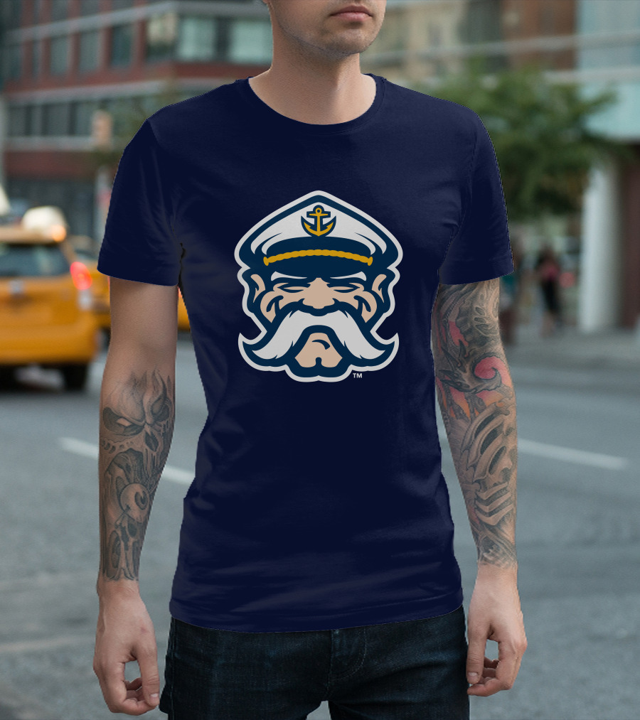 Lake County Captains Nautical Logo Cap T-Shirt