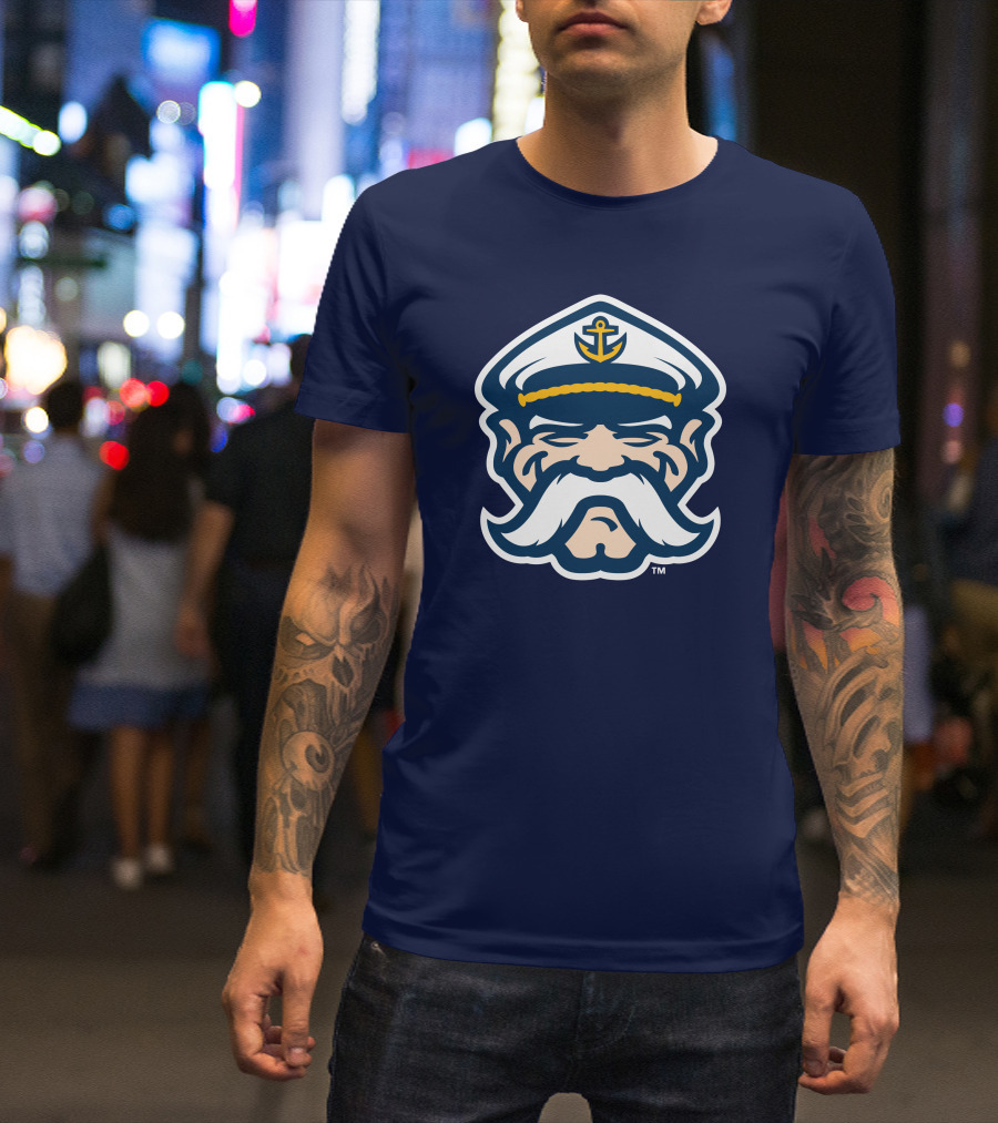 Lake County Captains Nautical Logo Cap T-Shirt