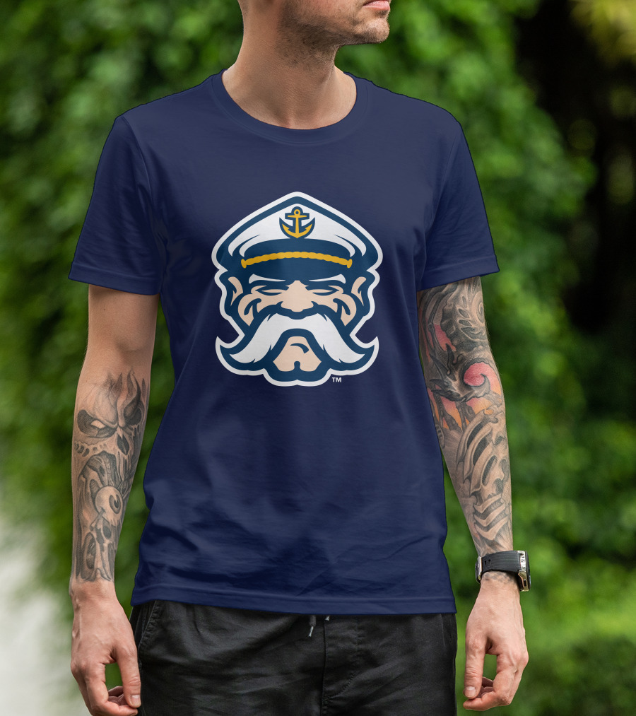 Lake County Captains Nautical Logo Cap T-Shirt