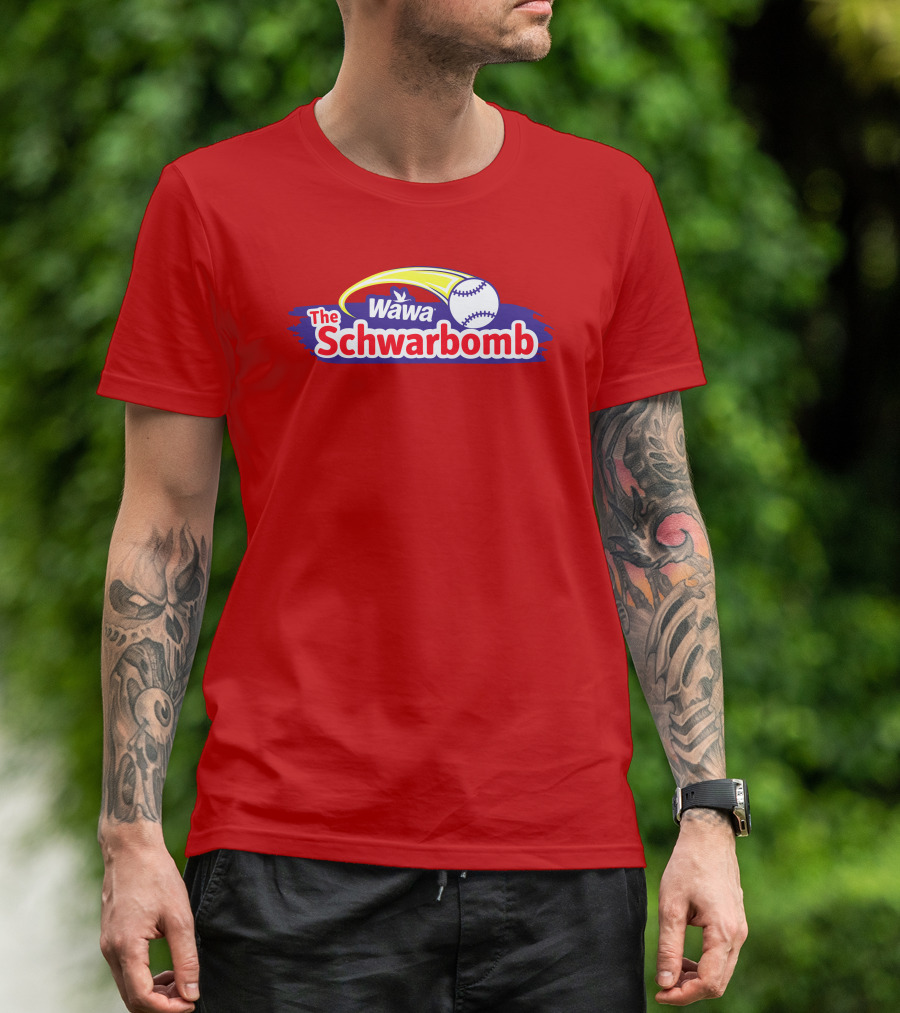 Wawa The Schwarbomb Baseball Iconic T-Shirt