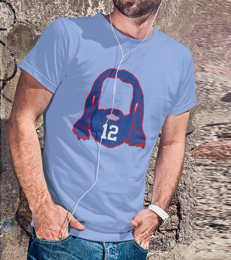 12 Blue Beard And Hair T-Shirt
