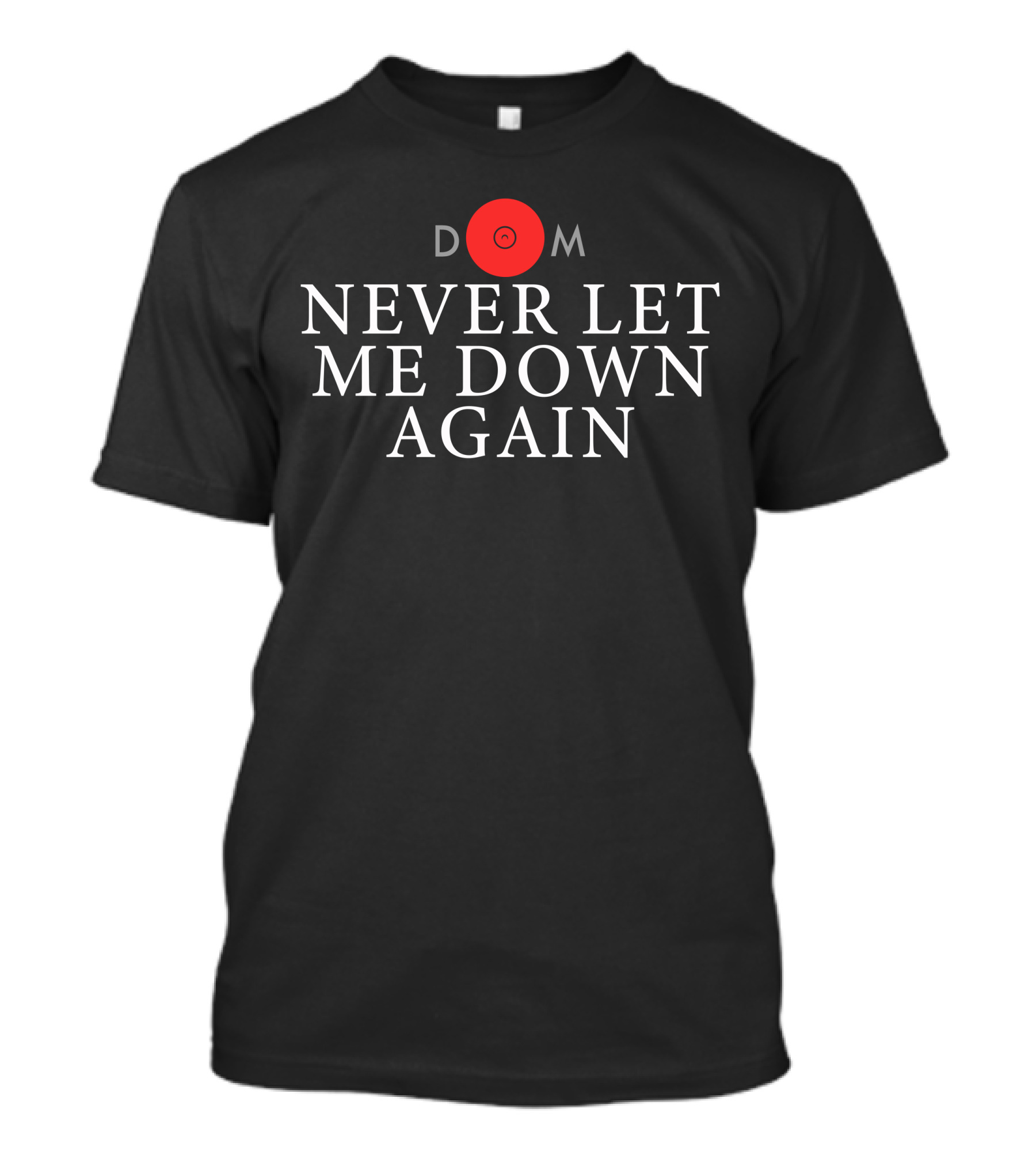 DM Never Let Me Down Again Vinyl Record T-Shirt