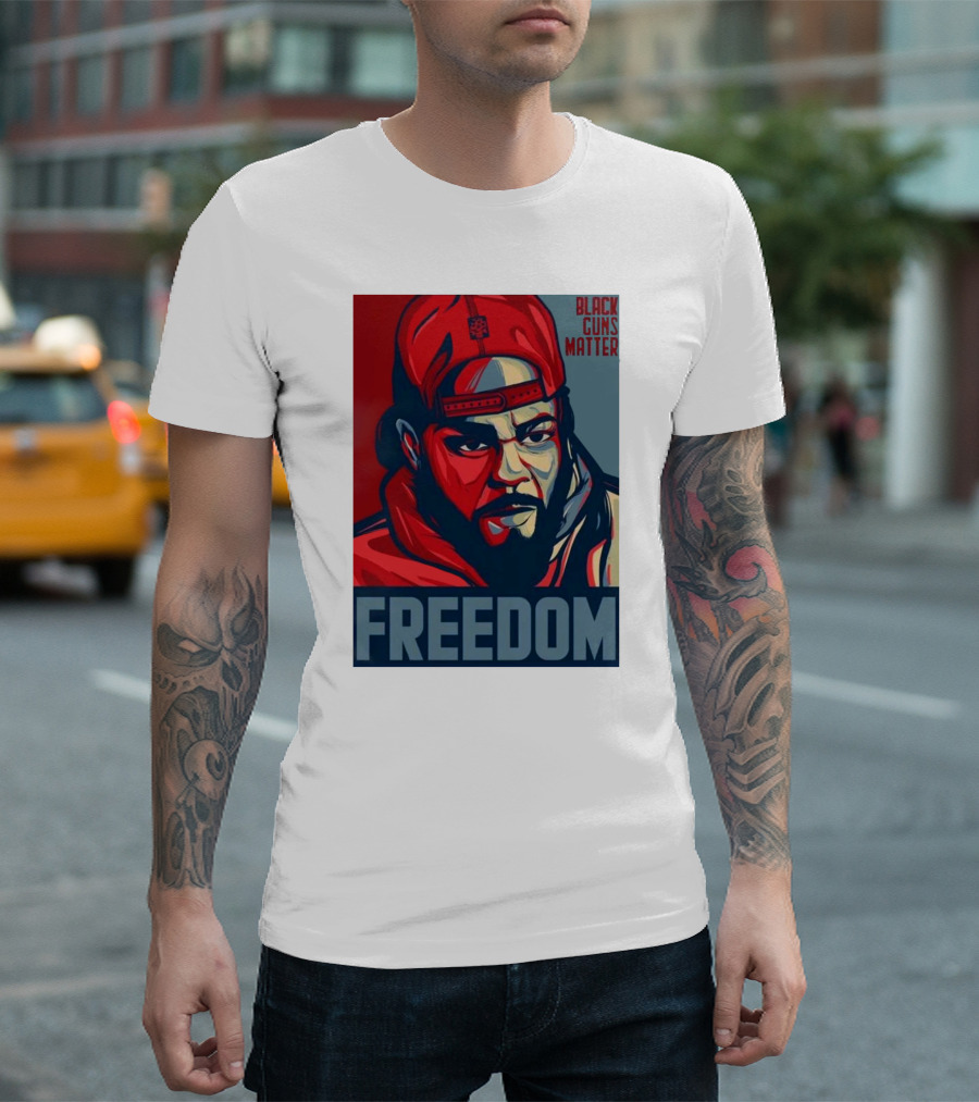 Black Guns Matter Freedom Bgm Collectible T-Shirt