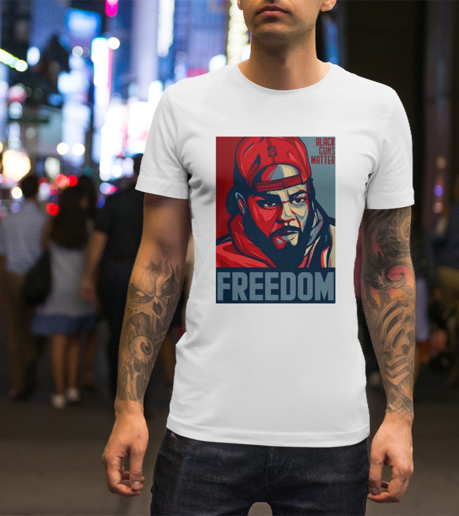 Black Guns Matter Freedom Bgm Collectible T-Shirt