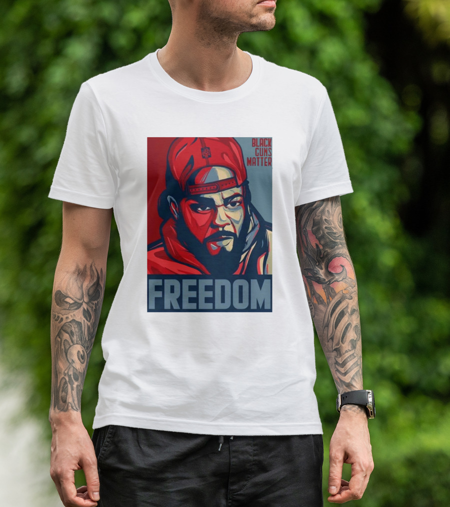 Black Guns Matter Freedom Bgm Collectible T-Shirt