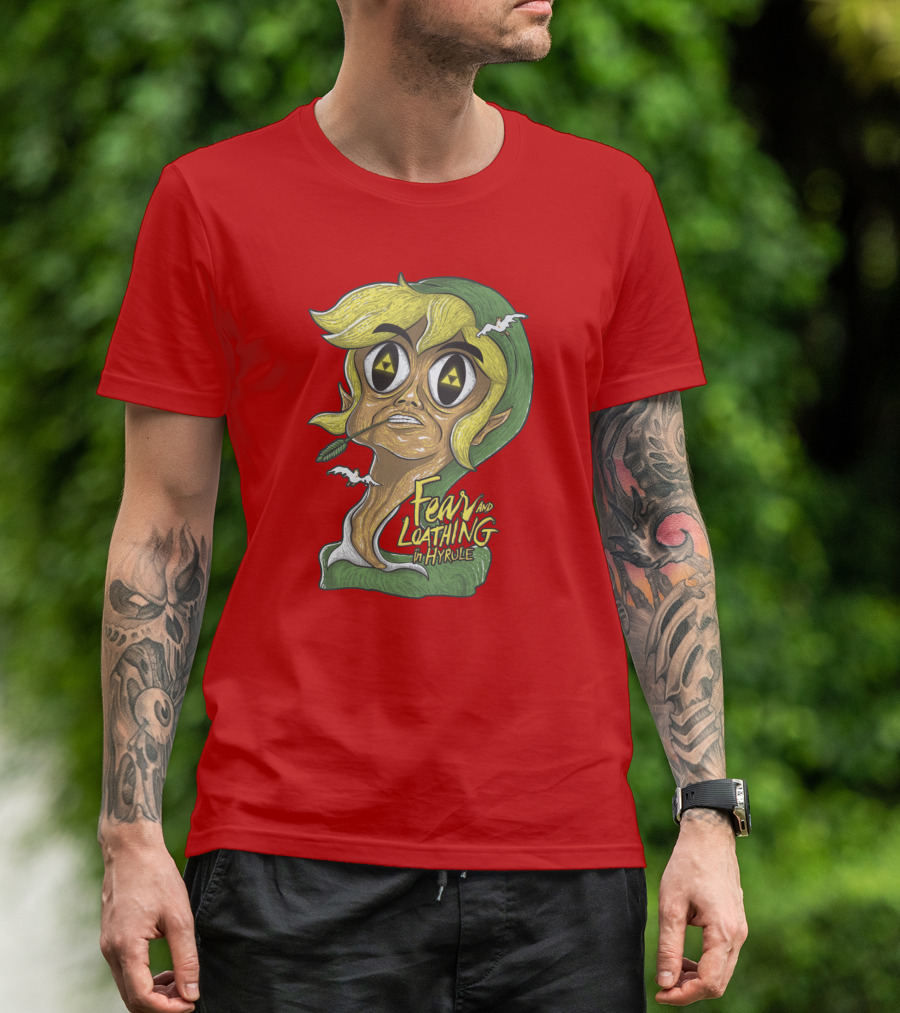 Fear And Loathing In Hyrule Psychedelic Adventure Tribute To Iconic Gaming Legend T-Shirt