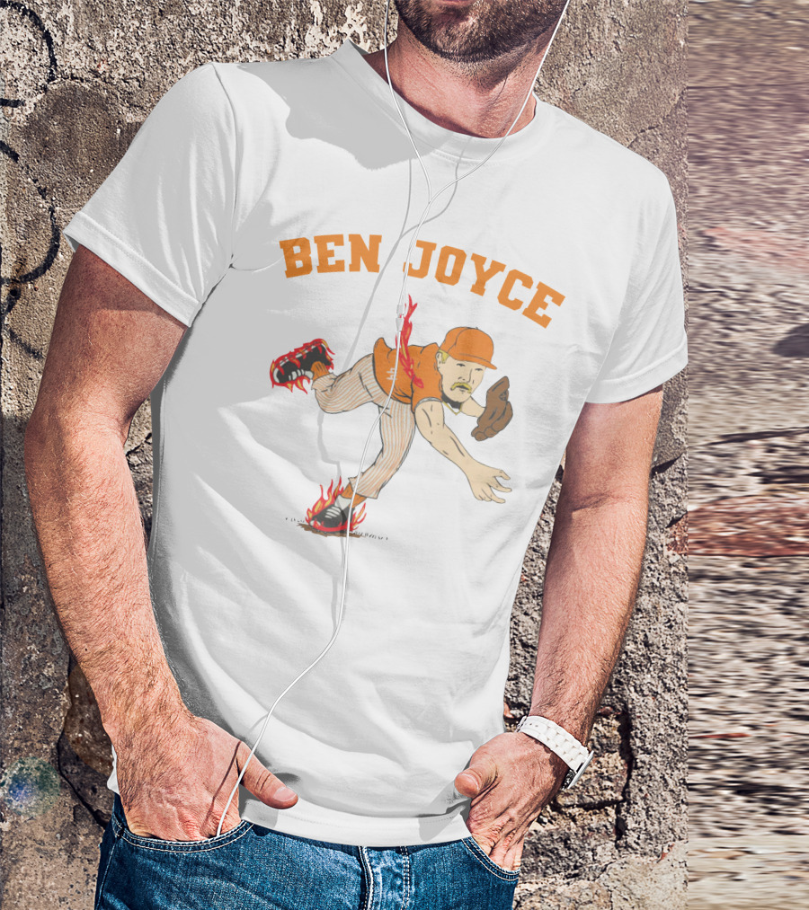 Ben Joyce Flaming Baseball Pitcher Barstool U T-Shirt