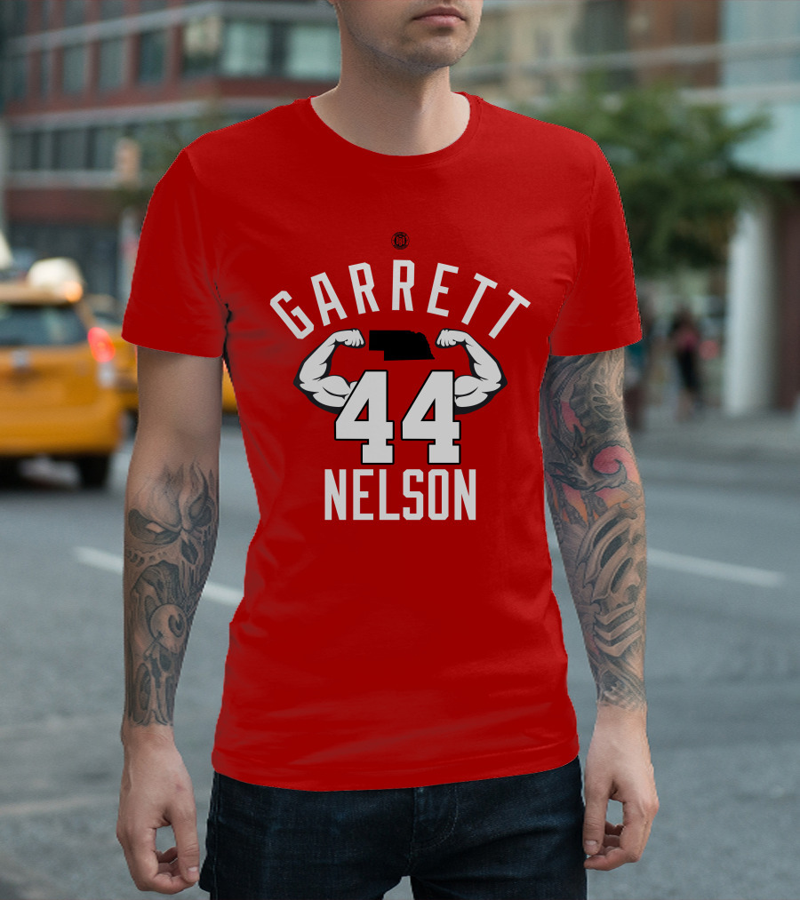 Garrett Nelson 44 Nebraska Strong T-Shirt