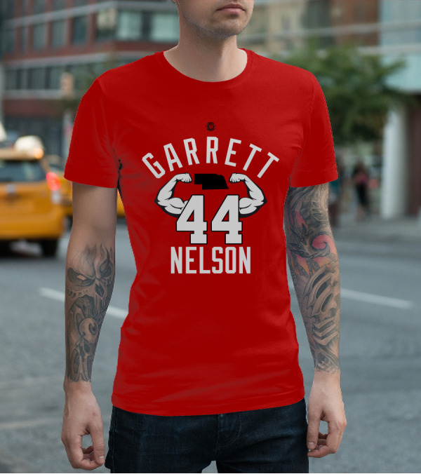 Garrett Nelson 44 Nebraska Strong T-Shirt