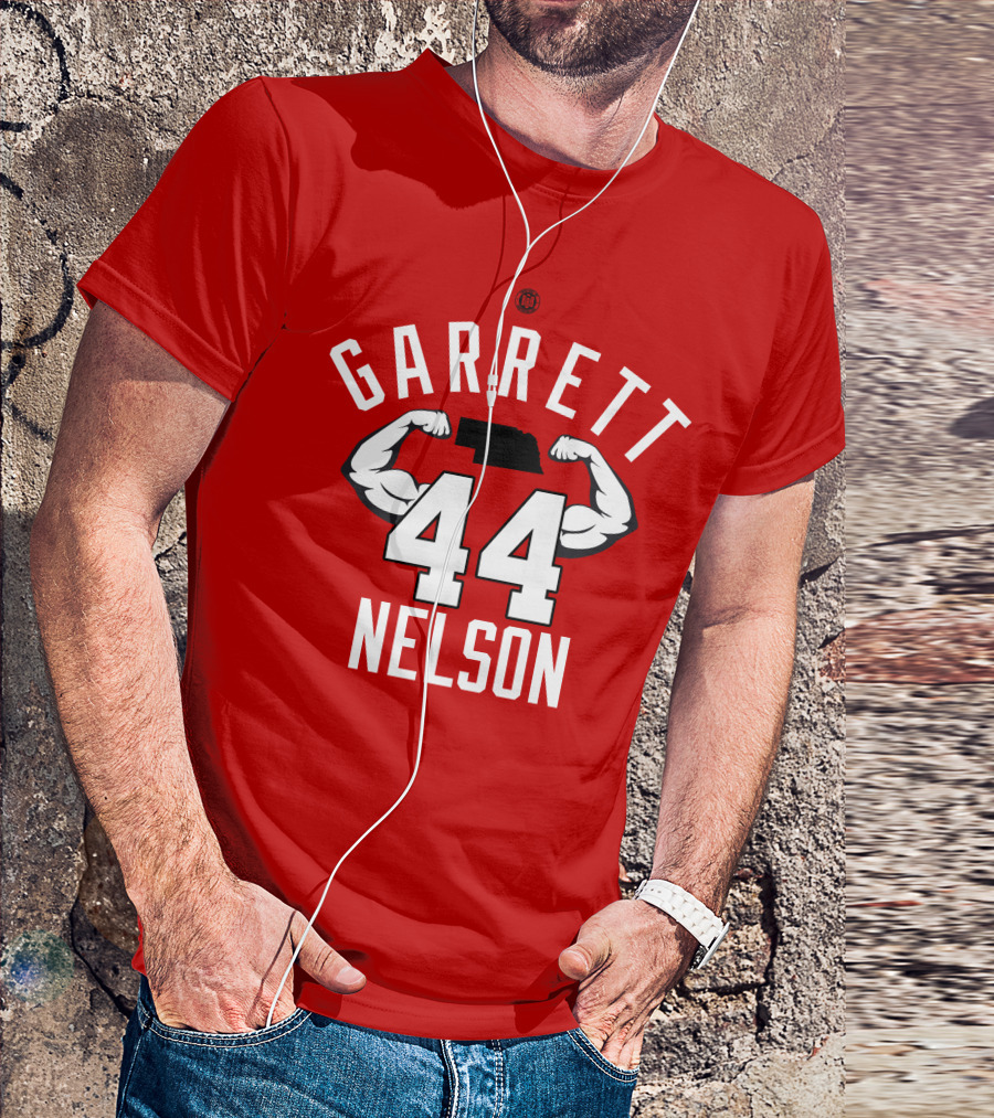 Garrett Nelson 44 Nebraska Strong T-Shirt