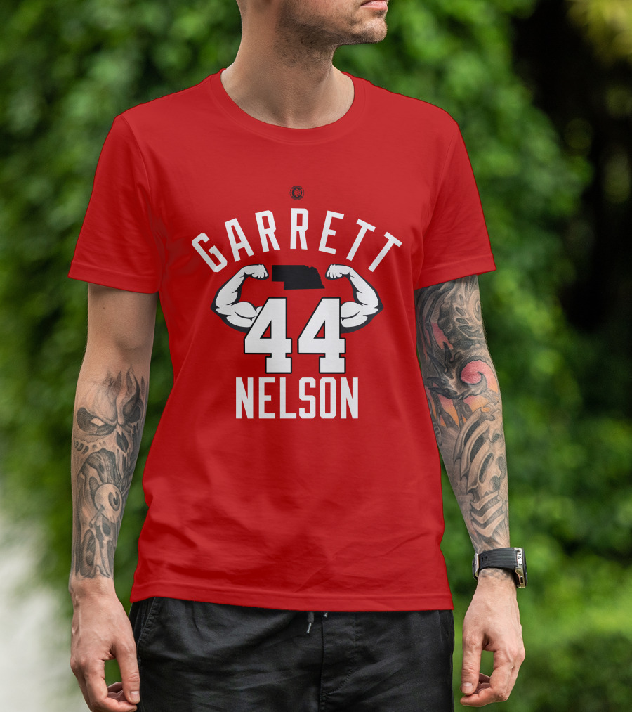 Garrett Nelson 44 Nebraska Strong T-Shirt