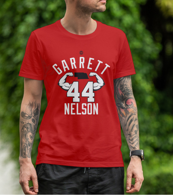Garrett Nelson 44 Nebraska Strong T-Shirt
