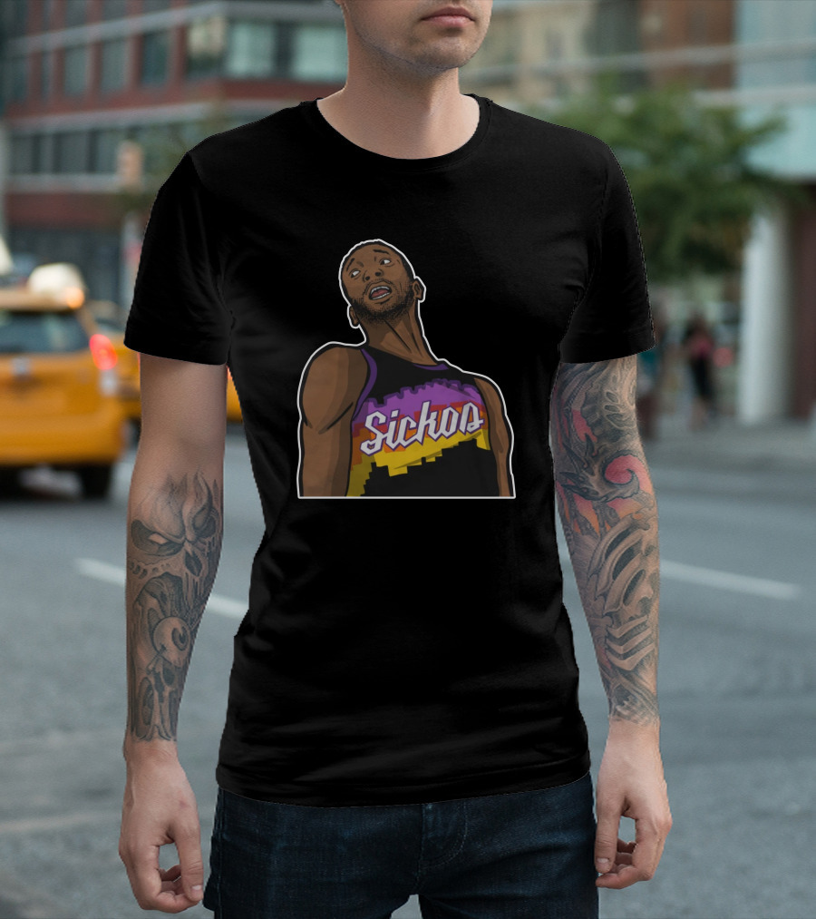 Sickos Retro Basketball Jersey Inspired Graphic T-Shirt