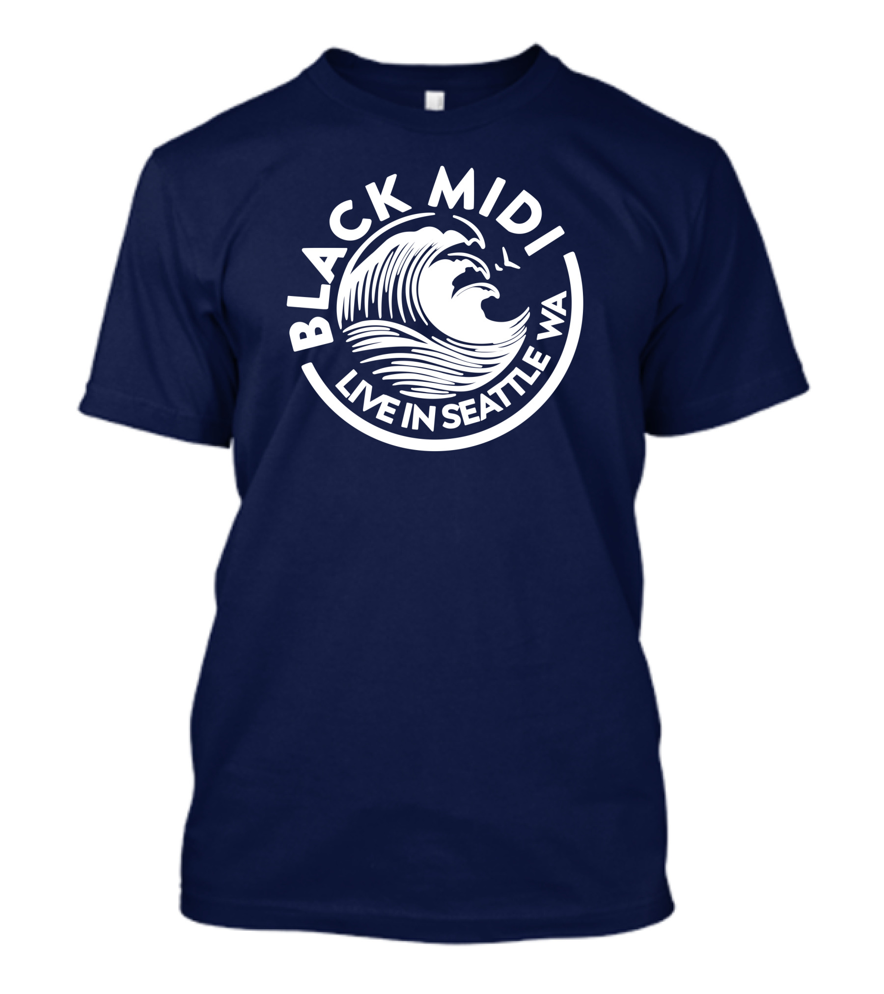 Black Midi Live In Seattle WA Concert Wave T-Shirt