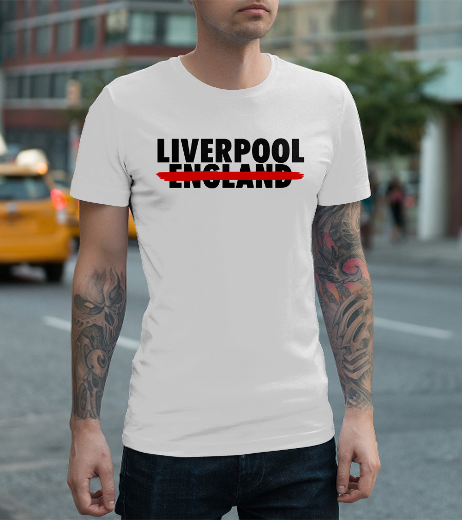 LIVERPOOL NOT ENGLAND PADDY THE BADDY T-Shirt