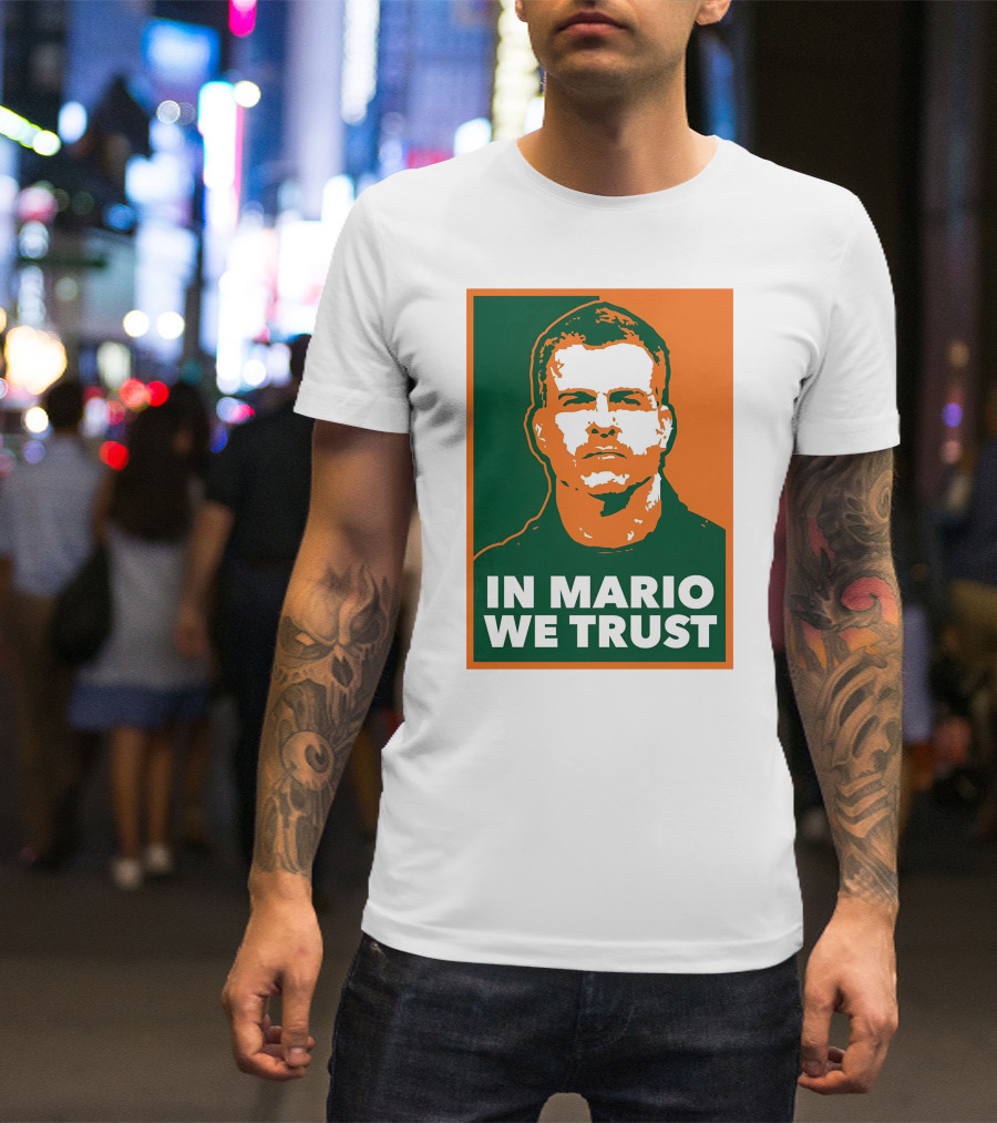 In Mario We Trust Retro Sports T-Shirt