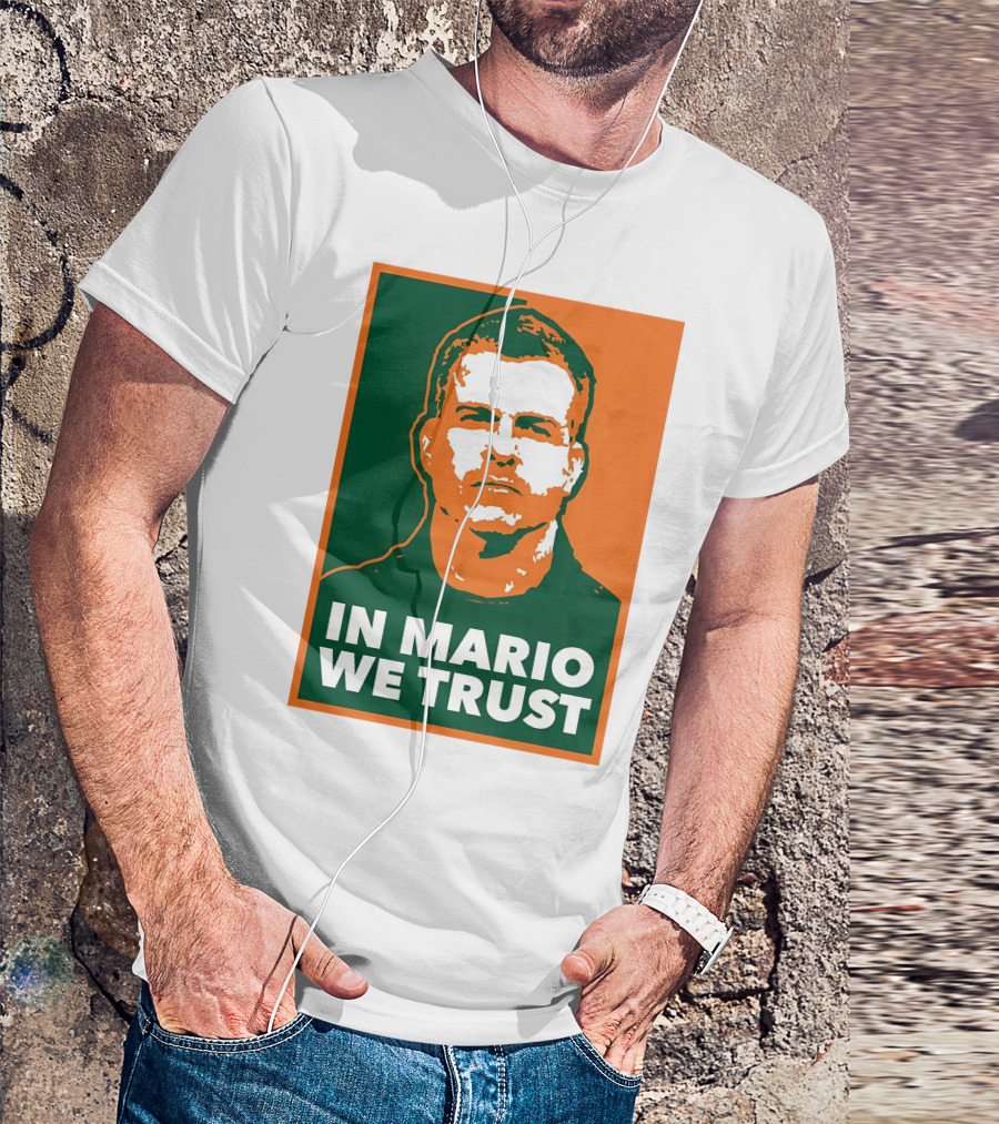 In Mario We Trust Retro Sports T-Shirt