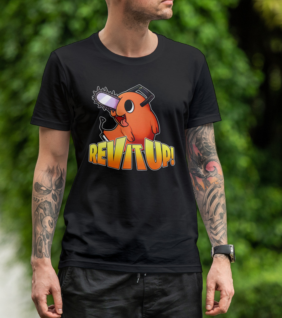 Rev It Up Chainsaw Creature T-Shirt