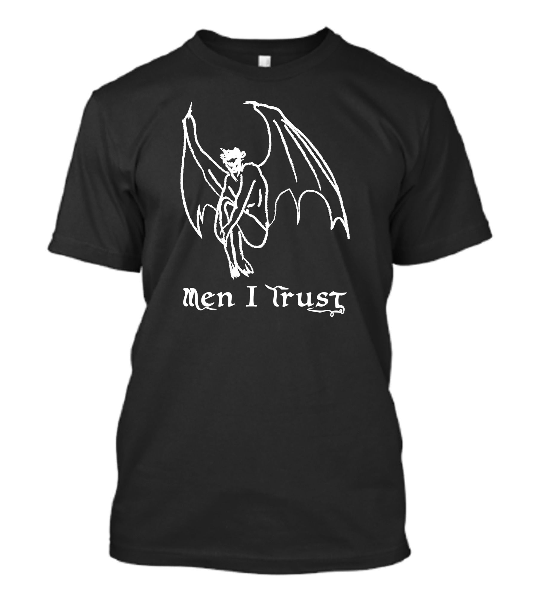 Men I Trust White Demon Wings T-Shirt