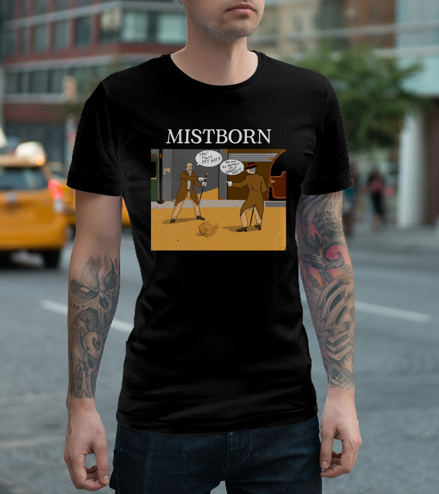 Mistborn Western Showdown With Hats And Duel T-Shirt