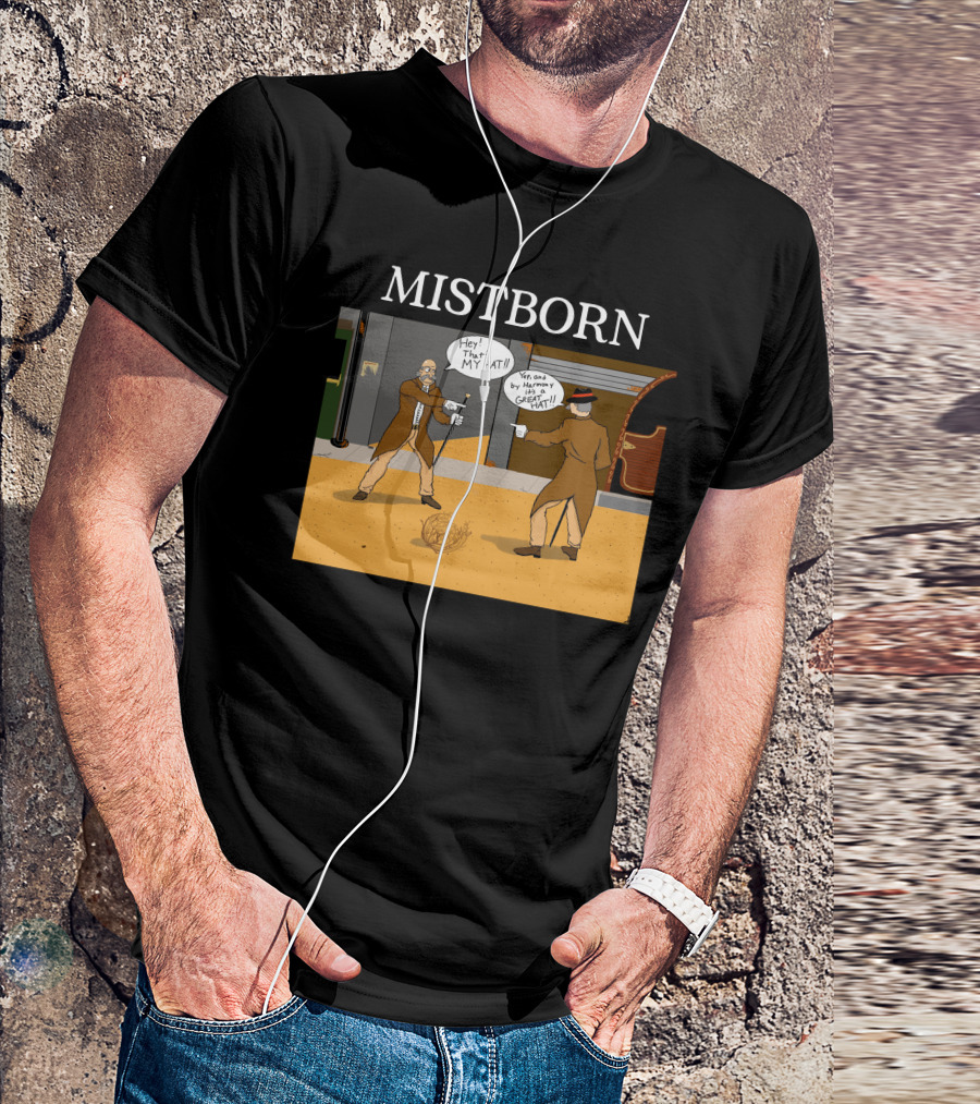 Mistborn Western Showdown With Hats And Duel T-Shirt