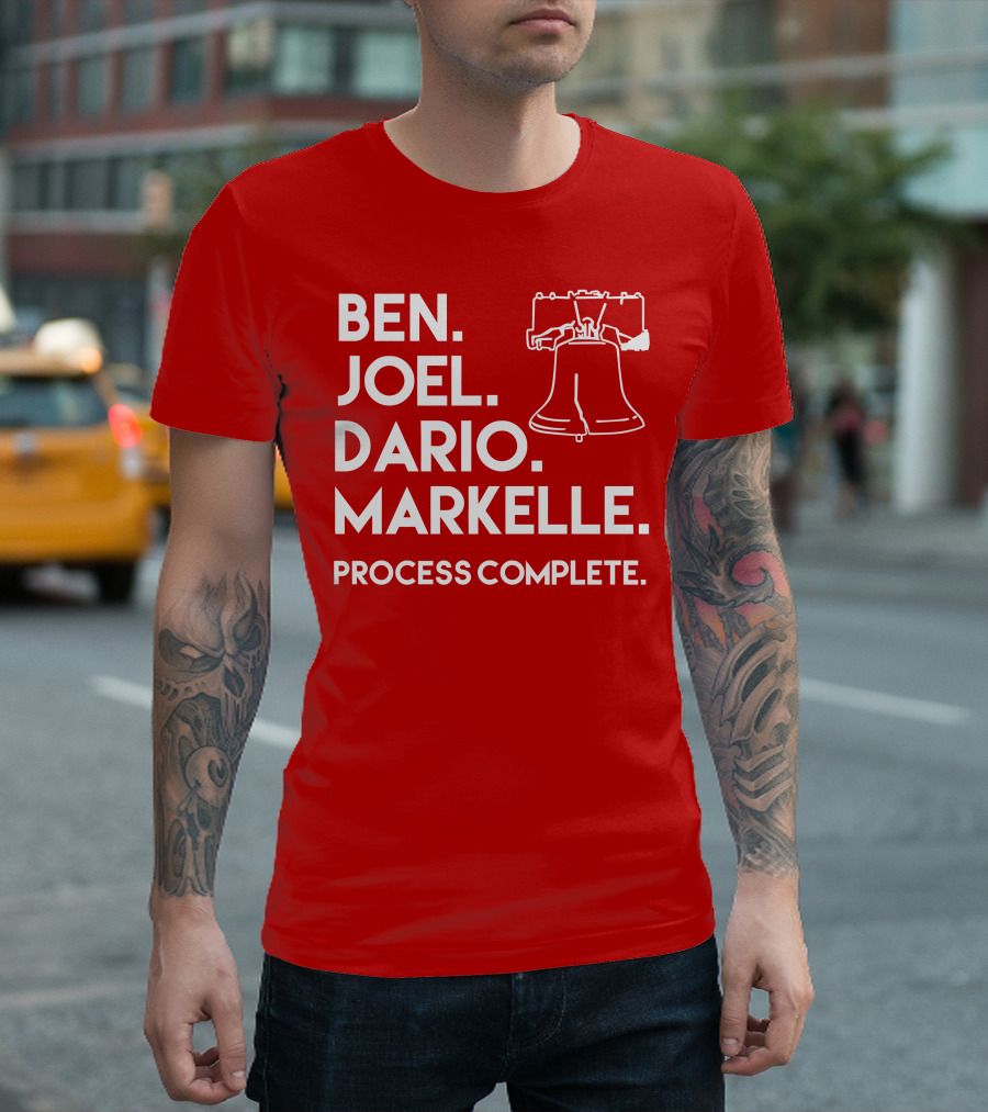 Ben Joel Dario Markelle Process Complete with Liberty Bell T-Shirt