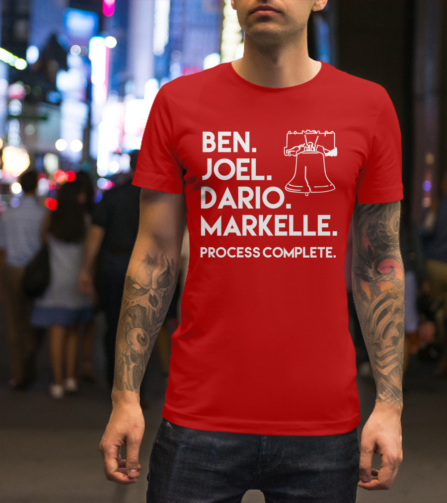 Ben Joel Dario Markelle Process Complete With Liberty Bell T-Shirt