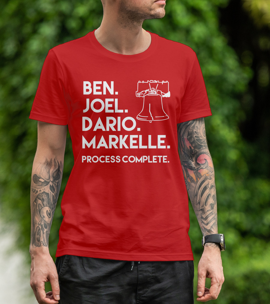Ben Joel Dario Markelle Process Complete With Liberty Bell T-Shirt