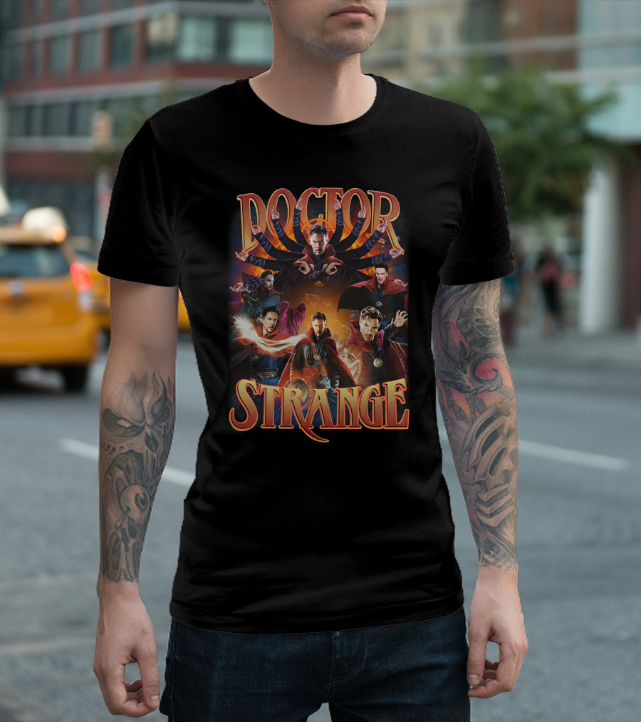 Doctor Strange Multiverse Collage T-Shirt